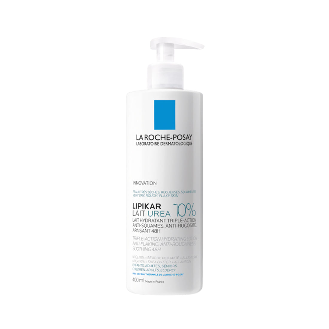 La Roche-Posay Lipikar Lait Urea 10% Triple-Action Hydrating Lotion 400ml (13.53 fl oz)