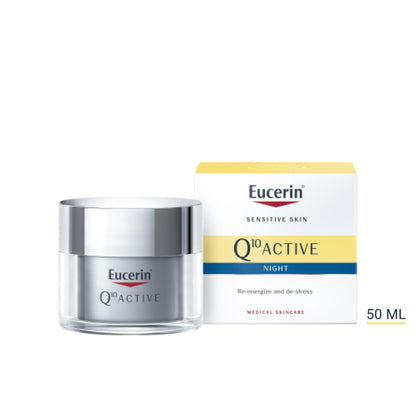 Eucerin Q10 Active Creme de Noite Antirrugas 50ml
