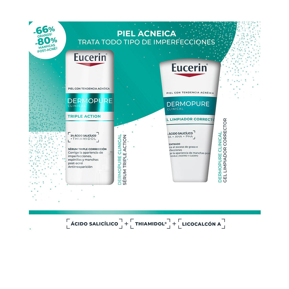 Eucerin DermoPure Clinical Triple Action Set 2pcs