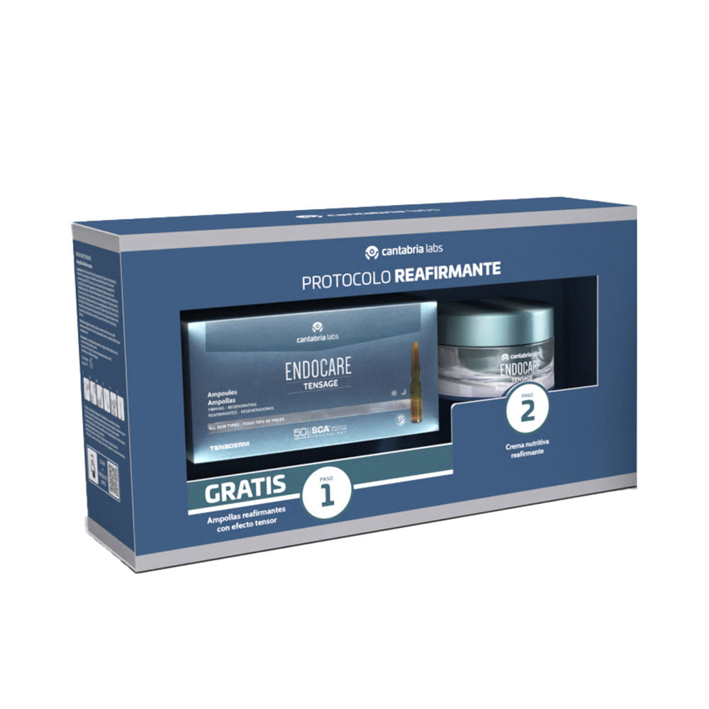 Endocare Tensage Firming Protocol Set 2 Pcs: Cream 50 Ml + Ampoules 10 X 2 Ml