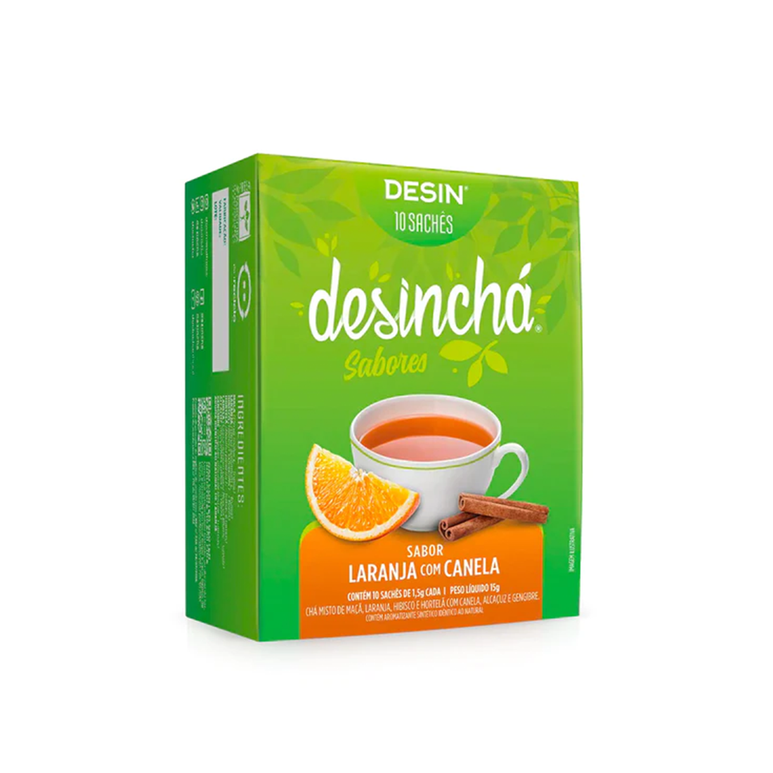 Desinchá Orange and Cinnamon Flavor Tea 10 bags
