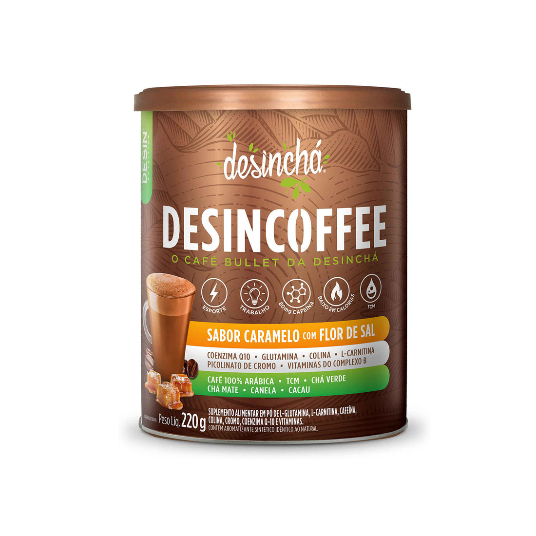 Desincoffee Caramel Flavor with Salt Coffee 220 gr