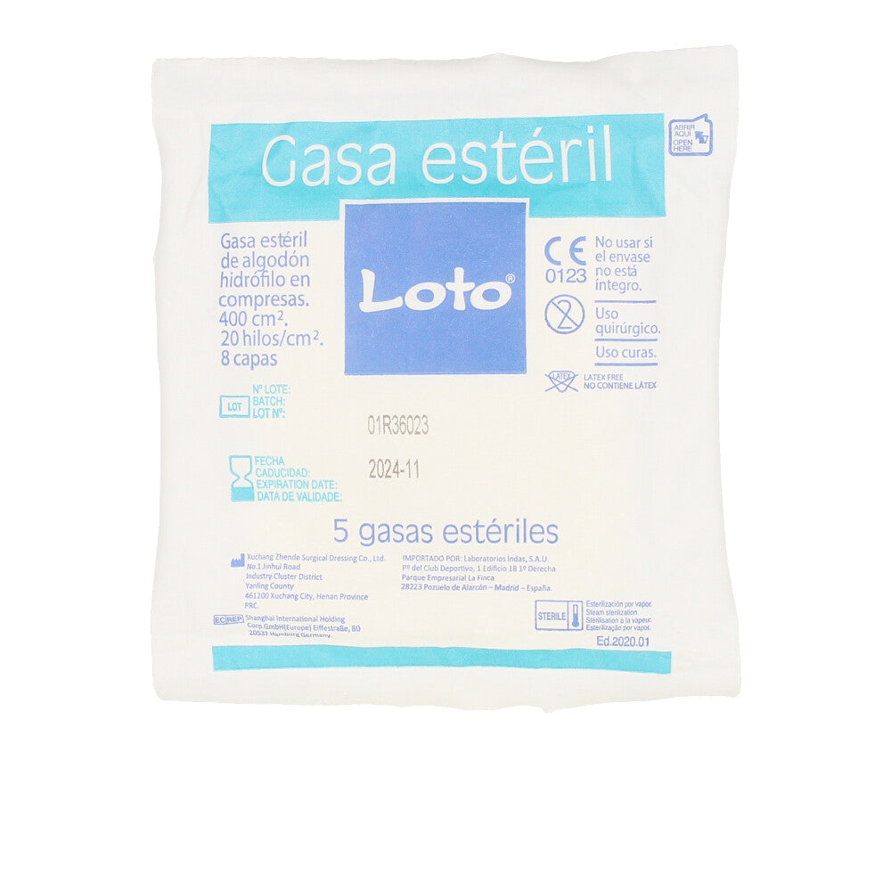 Indasec Cotton Soft Hydrophilic Gauze 100% Cotton 90 Units