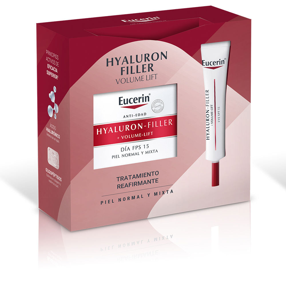 Eucerin Hyaluron-Filler + Volume-Lift Day Cream Normal to Combination Skin Set 2pcs