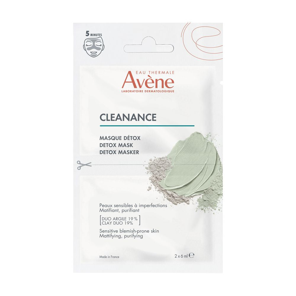 Avène Cleanance Detox Mask 2 X 6 Ml
