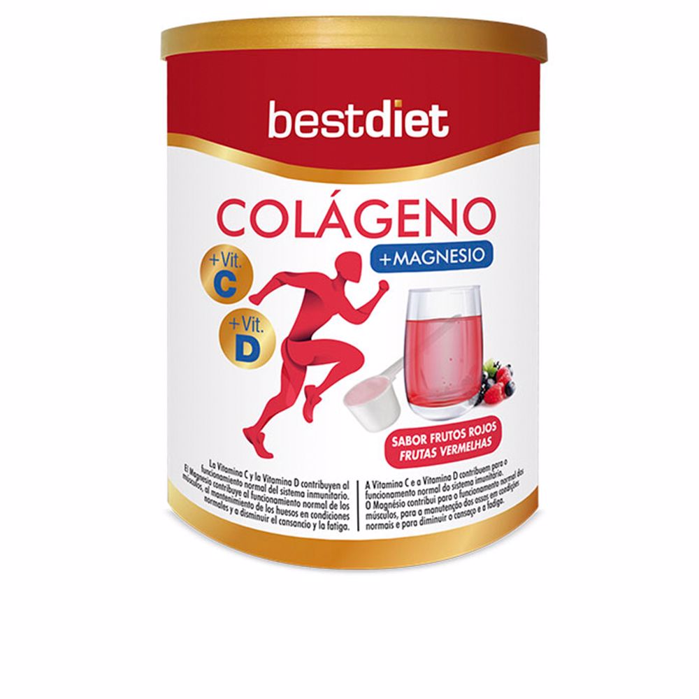 Best Diet Collagen With Magnesium Powder Red Fruits Flavor 250 Gr
