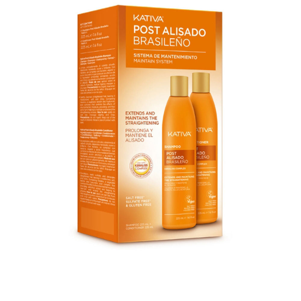 Kativa Post Brazilian Straightening Maintain System Kit