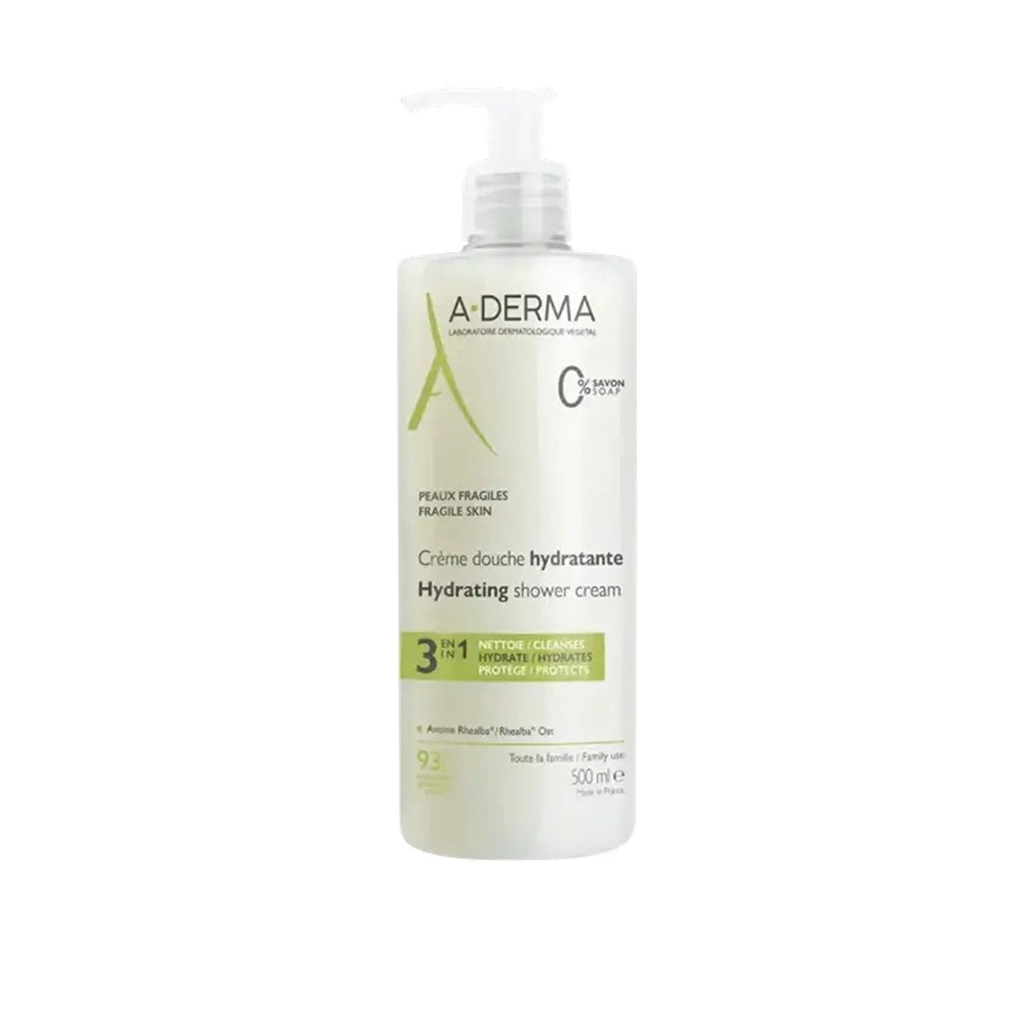 A-Derma Essential Range Moisturizing Shower Cream 500 ml