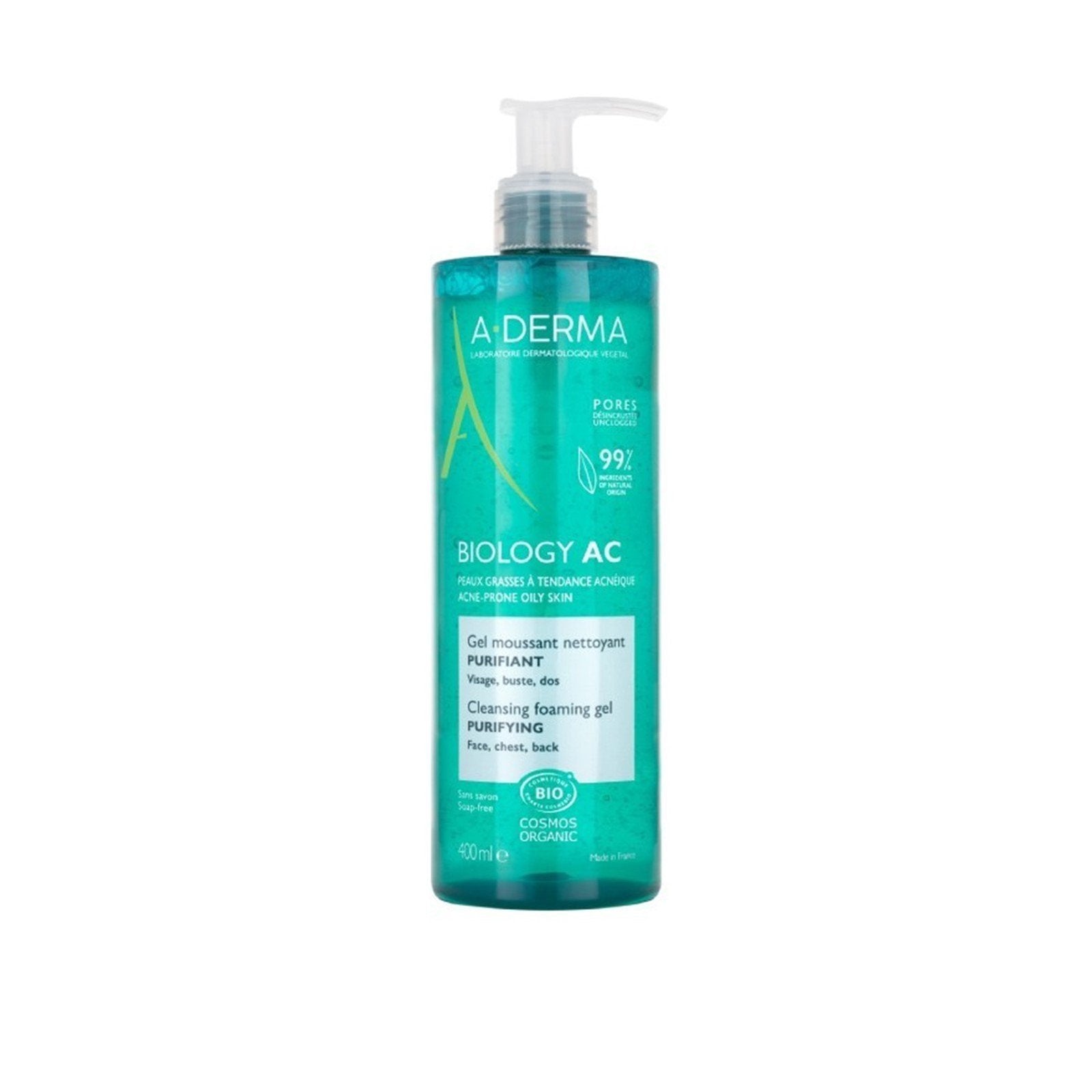 A-Derma Biology AC Purifying Cleansing Foaming Gel 400ml