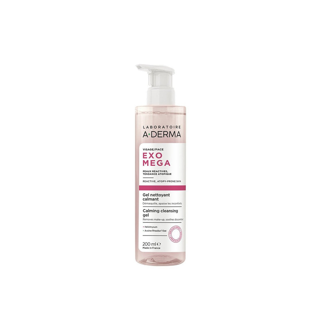 A-Derma Exomega Soothing Facial Cleansing Gel 200ml