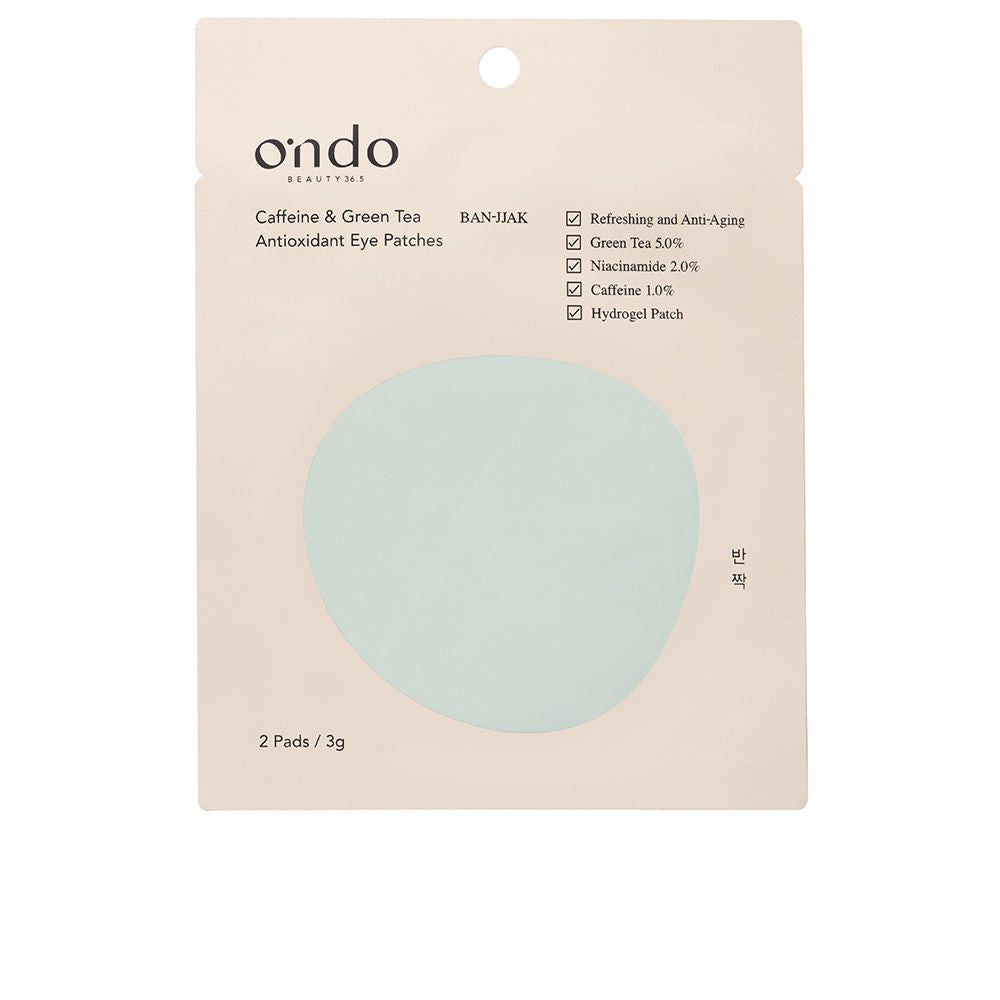 Ondo Beauty 36.5 Caffeine &amp; Green Tea Antioxidant Eye Patches x2