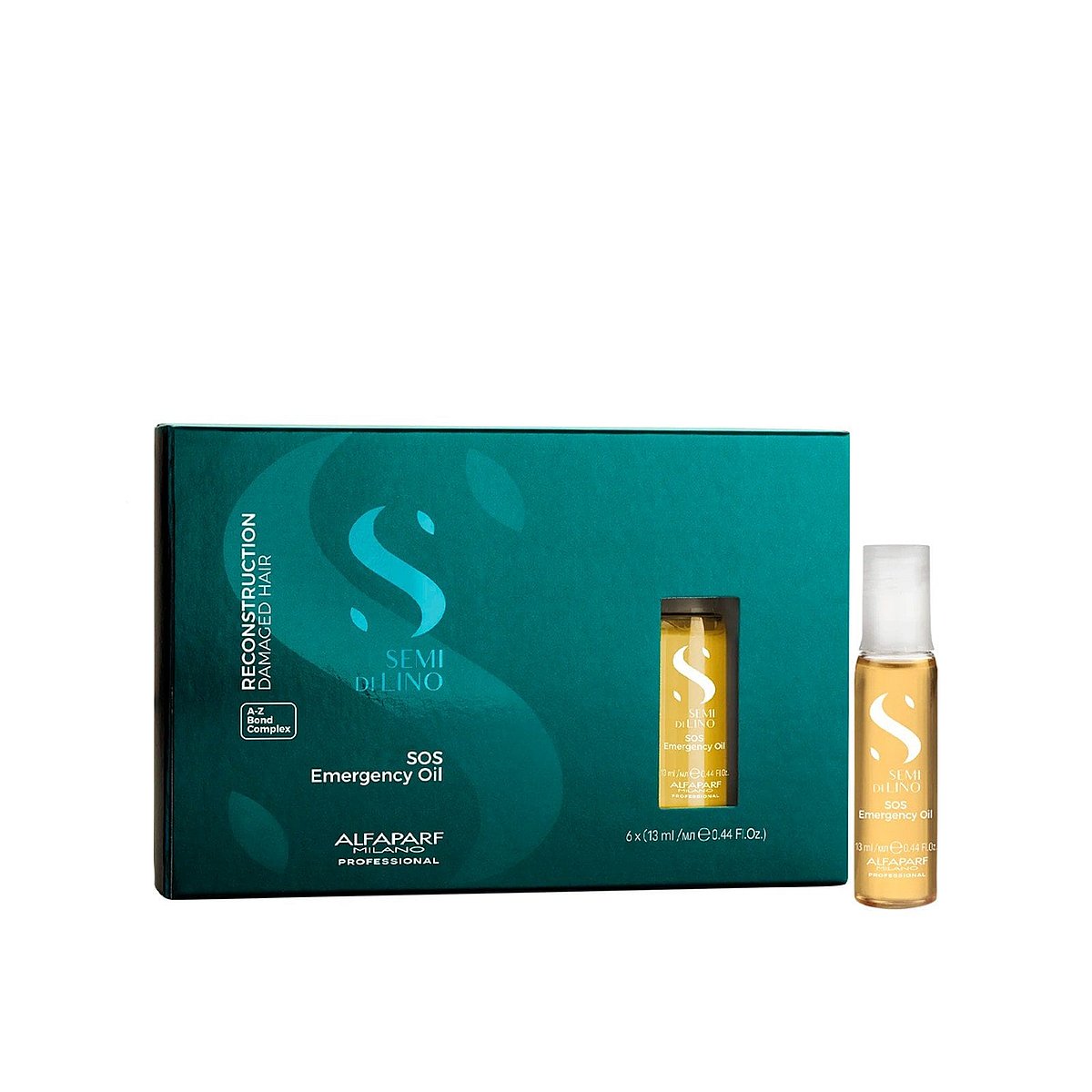 Alfaparf Milano Semi Di Lino Reconstruction SOS Emergency Oil 6 X 13 ml