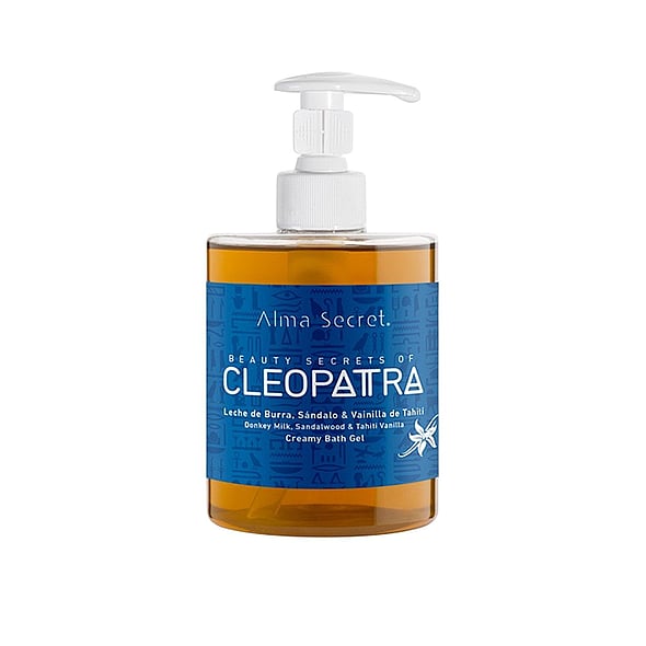 Alma Secret Cleopatra Donkey Milk, Sandalwood &amp; Tahiti Vanilla Creamy Bath Gel 500ml