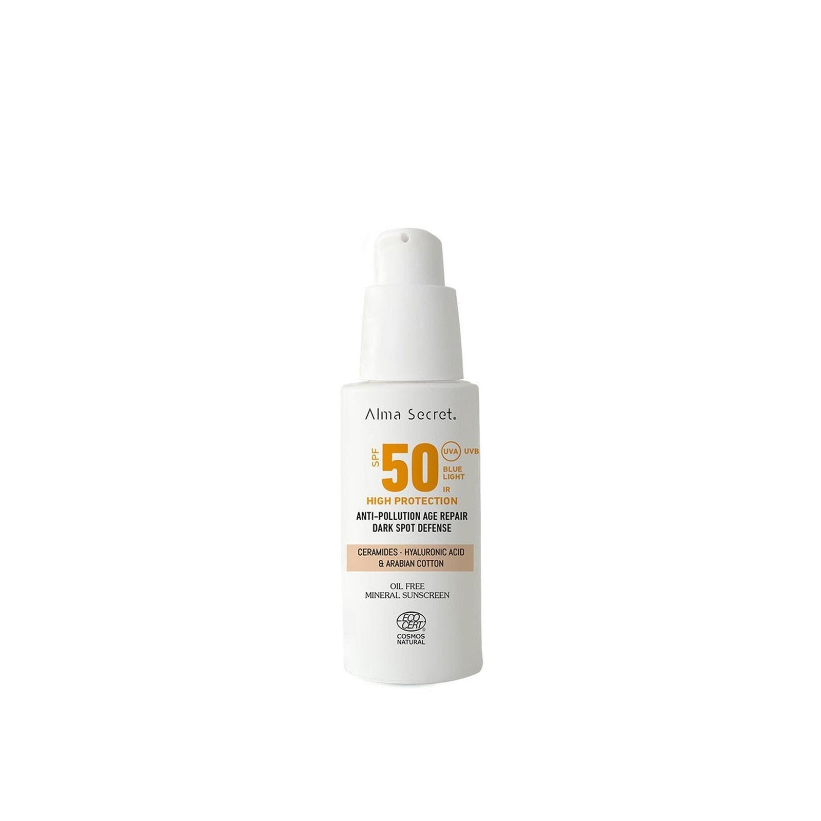 Alma Secret Face Sunscreen SPF50 Sand 50ml