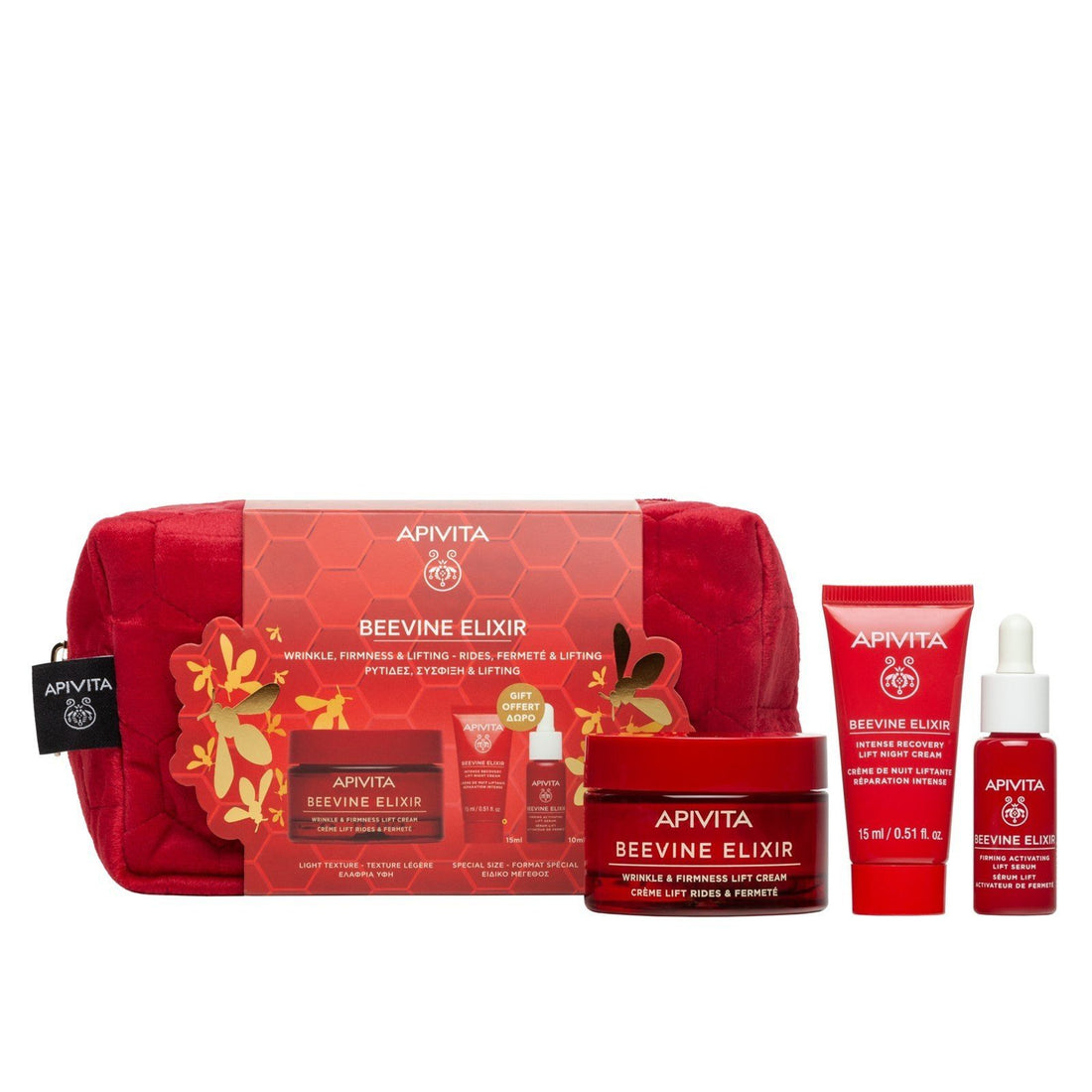 APIVITA Beevine Elixir Wrinkle, Firmness &amp;amp; Lifting Cream Gift Set