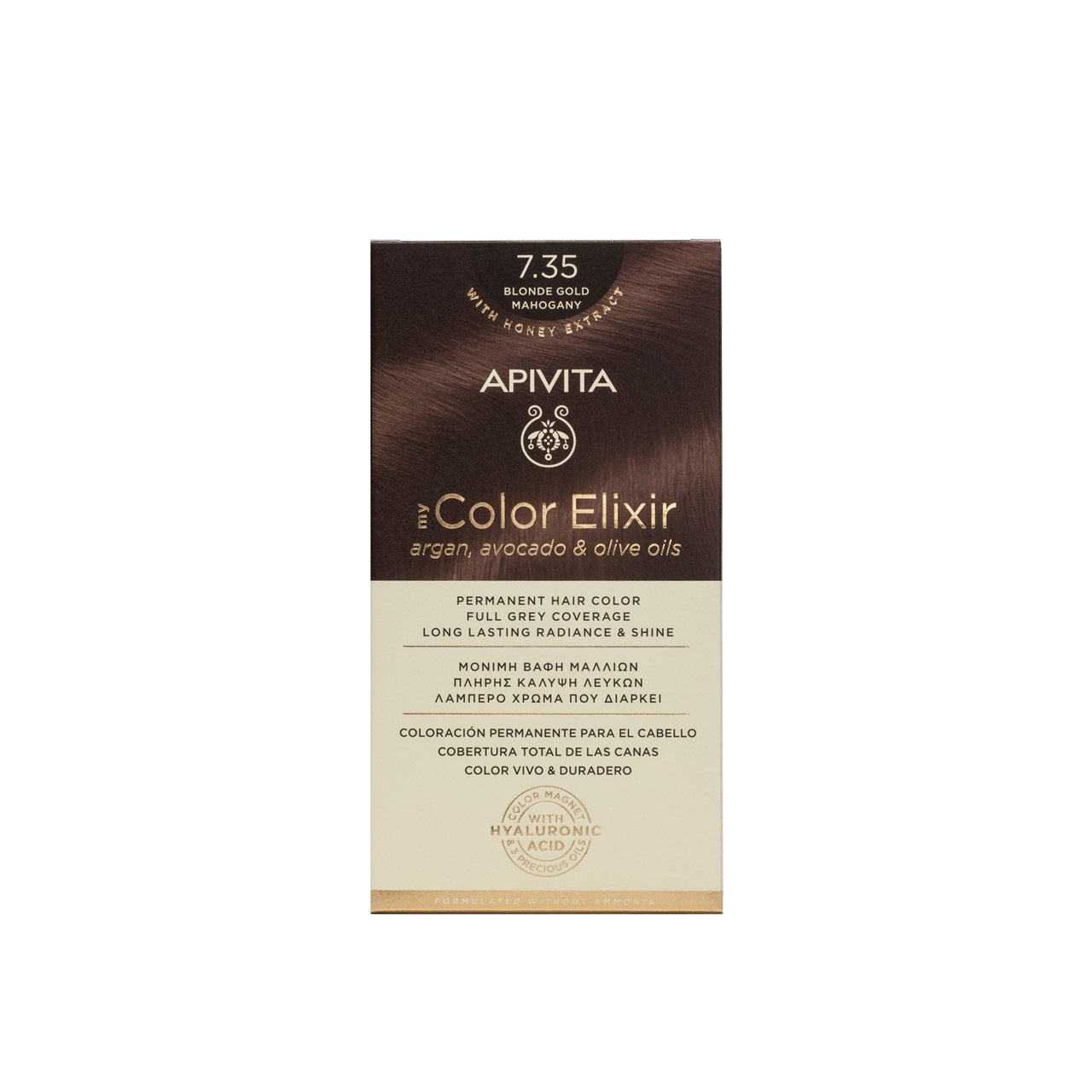 APIVITA My Color Elixir 7.35 Permanent Hair Color