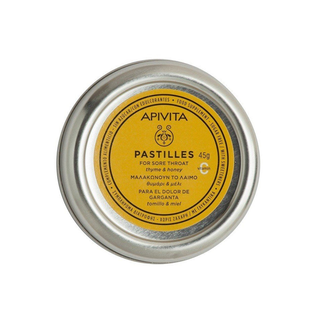 APIVITA Pastilles Thyme &amp;amp; Honey 45g