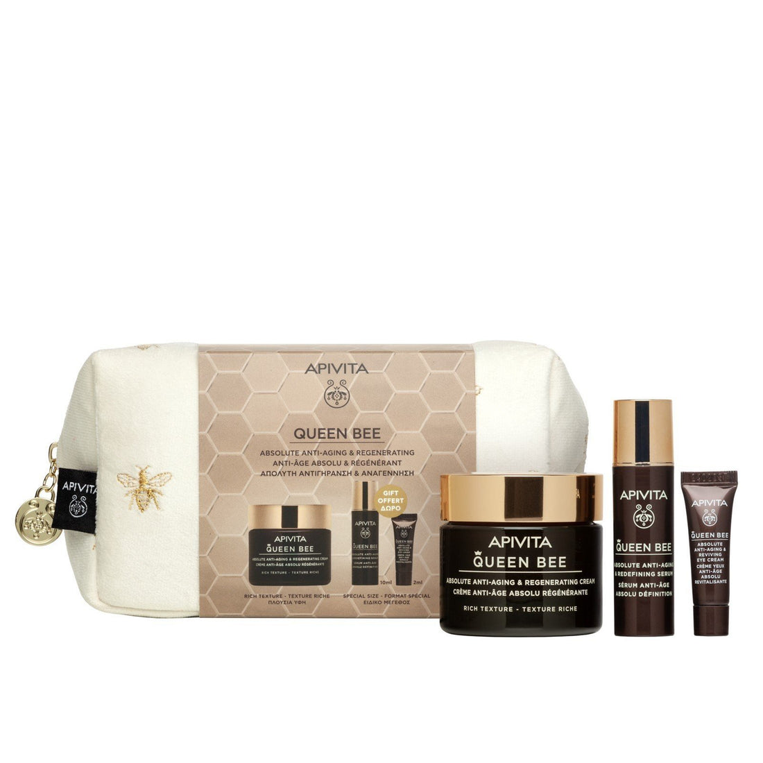 APIVITA Queen Bee Absolute Anti-Aging &amp;amp; Regenerating Rich Texture Gift Set