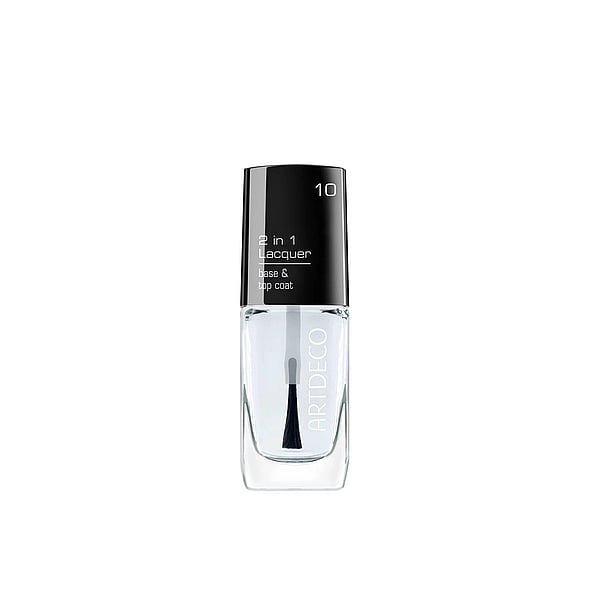 Artdeco 2-In-1 Lacquer Base &amp; Top Coat 10ml protects nails, prevents chipping, and dries quickly