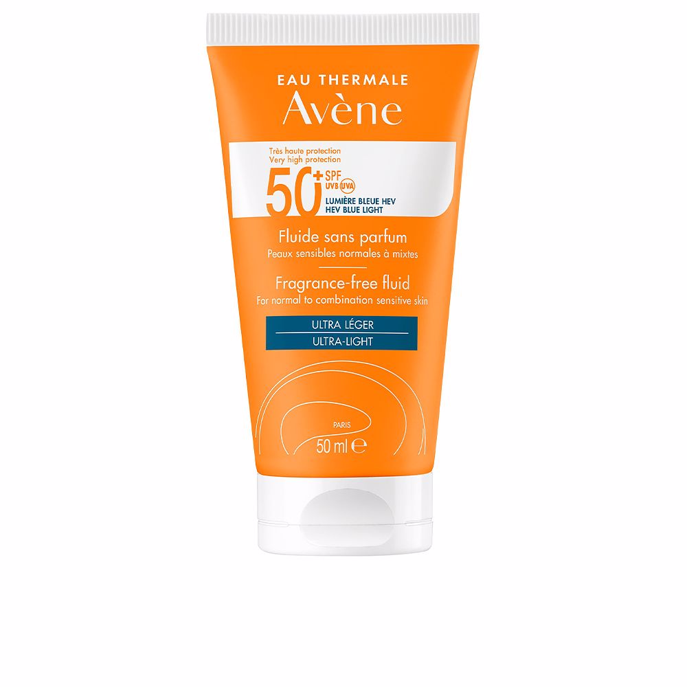 Avène Solaire High Protection Fragrance-Free Fluid Spf50+ 50 Ml