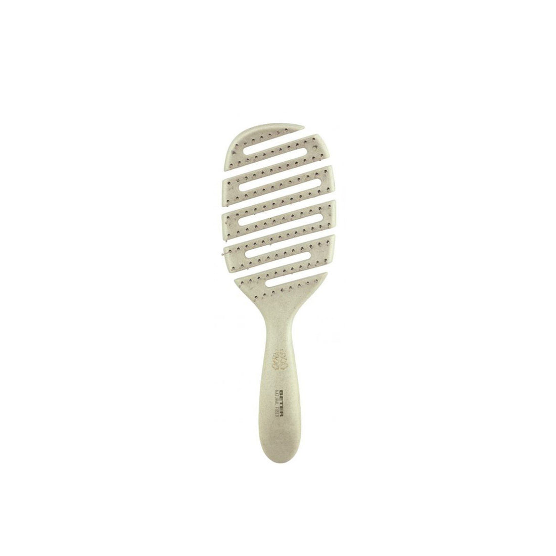 Beter Natural Fiber Flexible Vent Brush Anti-Tangle Bristles Beige