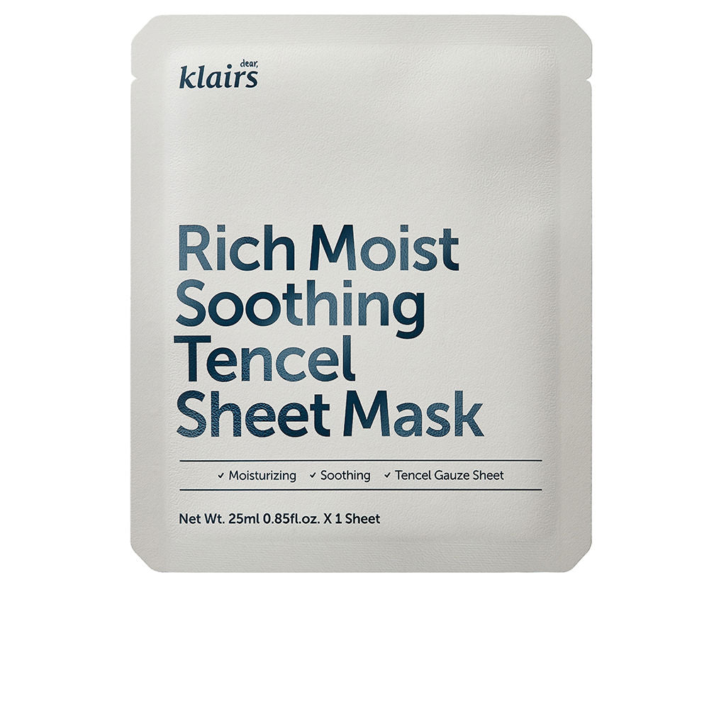 Dear, Klairs Rich Mois Soothing Tencel Sheet Mask 25ml