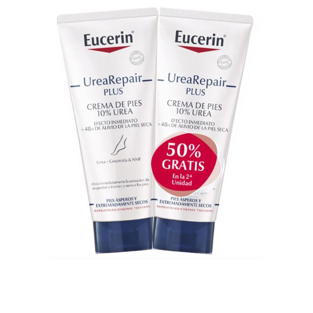 Eucerin UreaRepair Plus Foot Cream 10% Urea Pack 2x100ml
