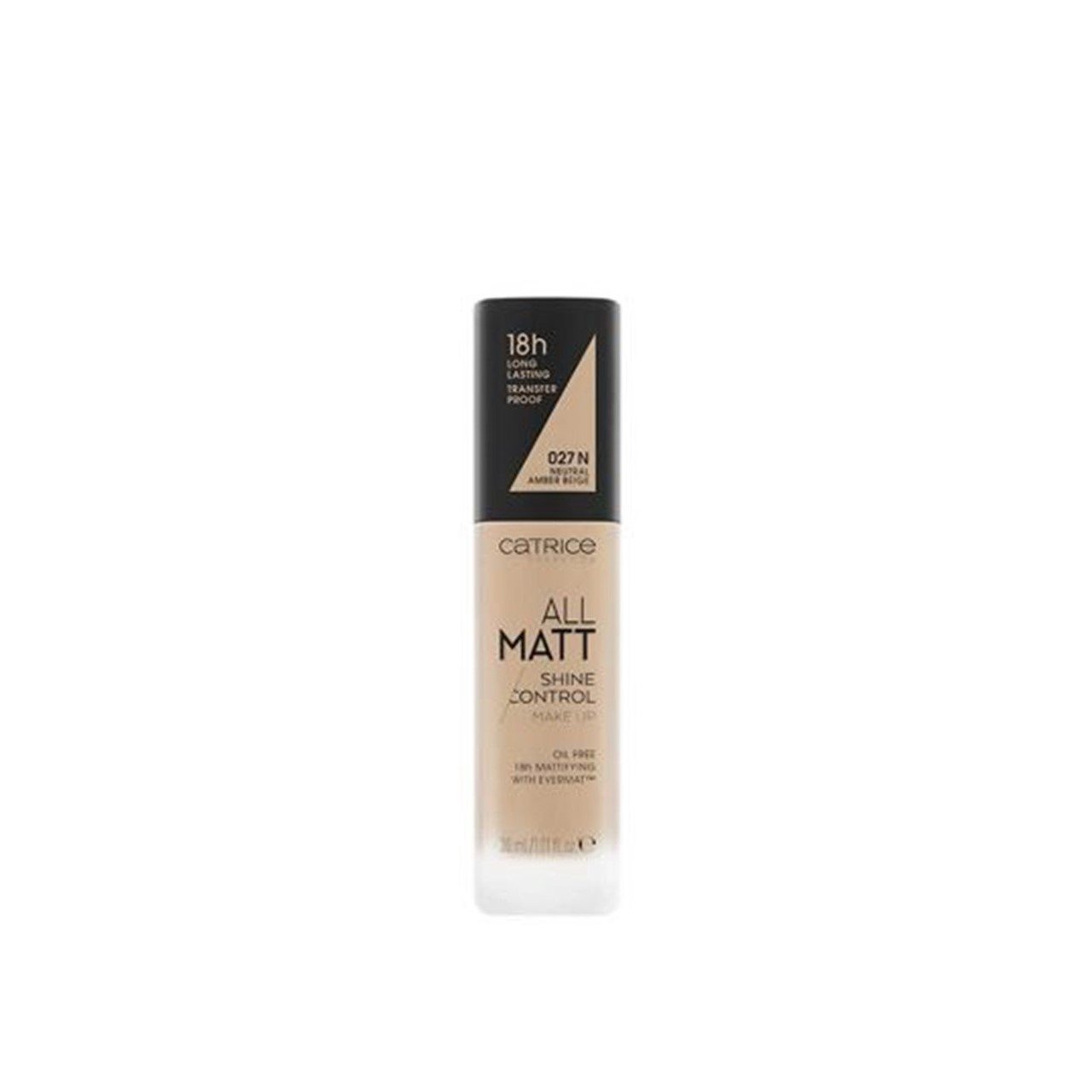 Catrice All Matt Shine Control Makeup 027 N Neutral Amber Beige 30ml