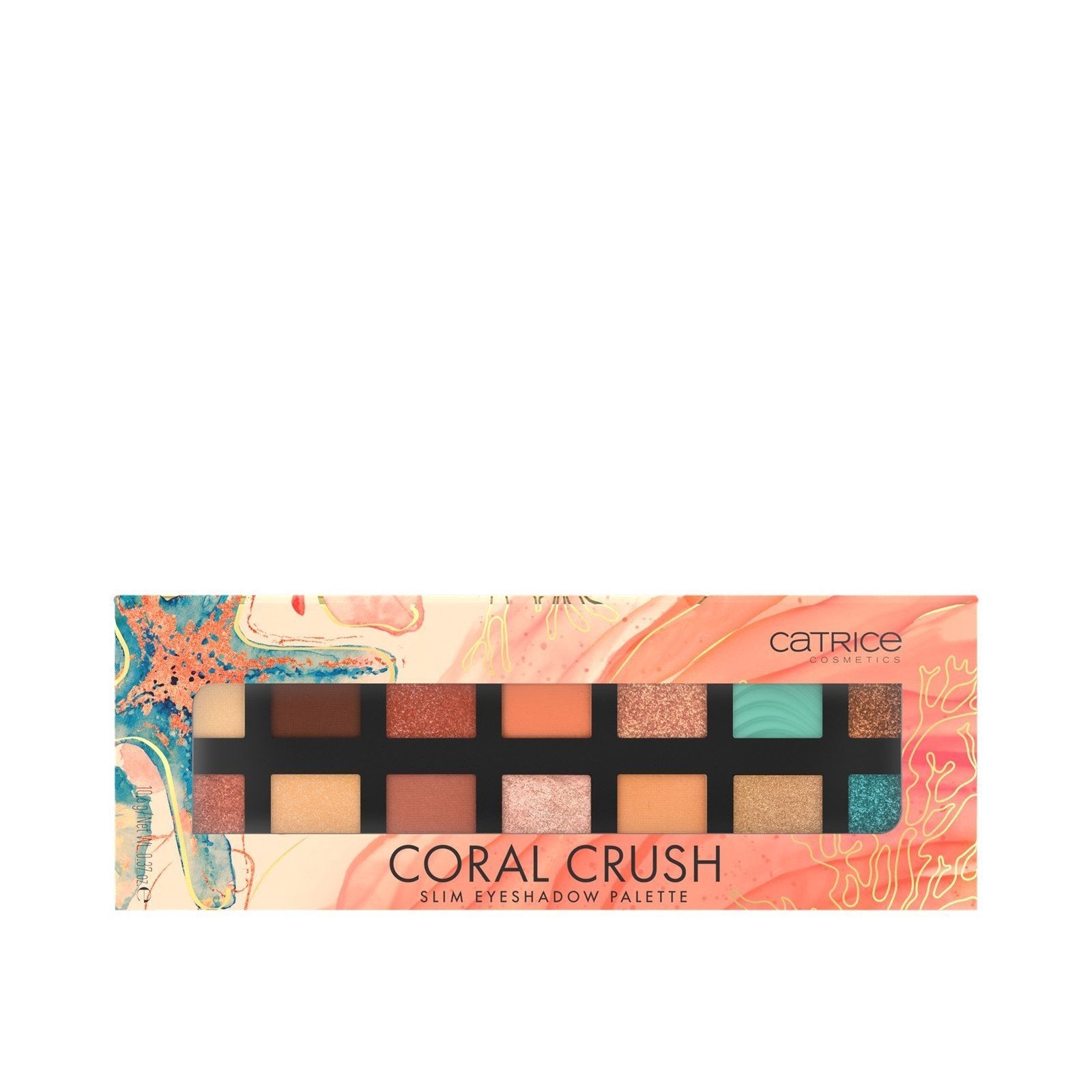 Catrice Coral Crush Slim Eyeshadow Palette 030 Under the Sea 10.6g