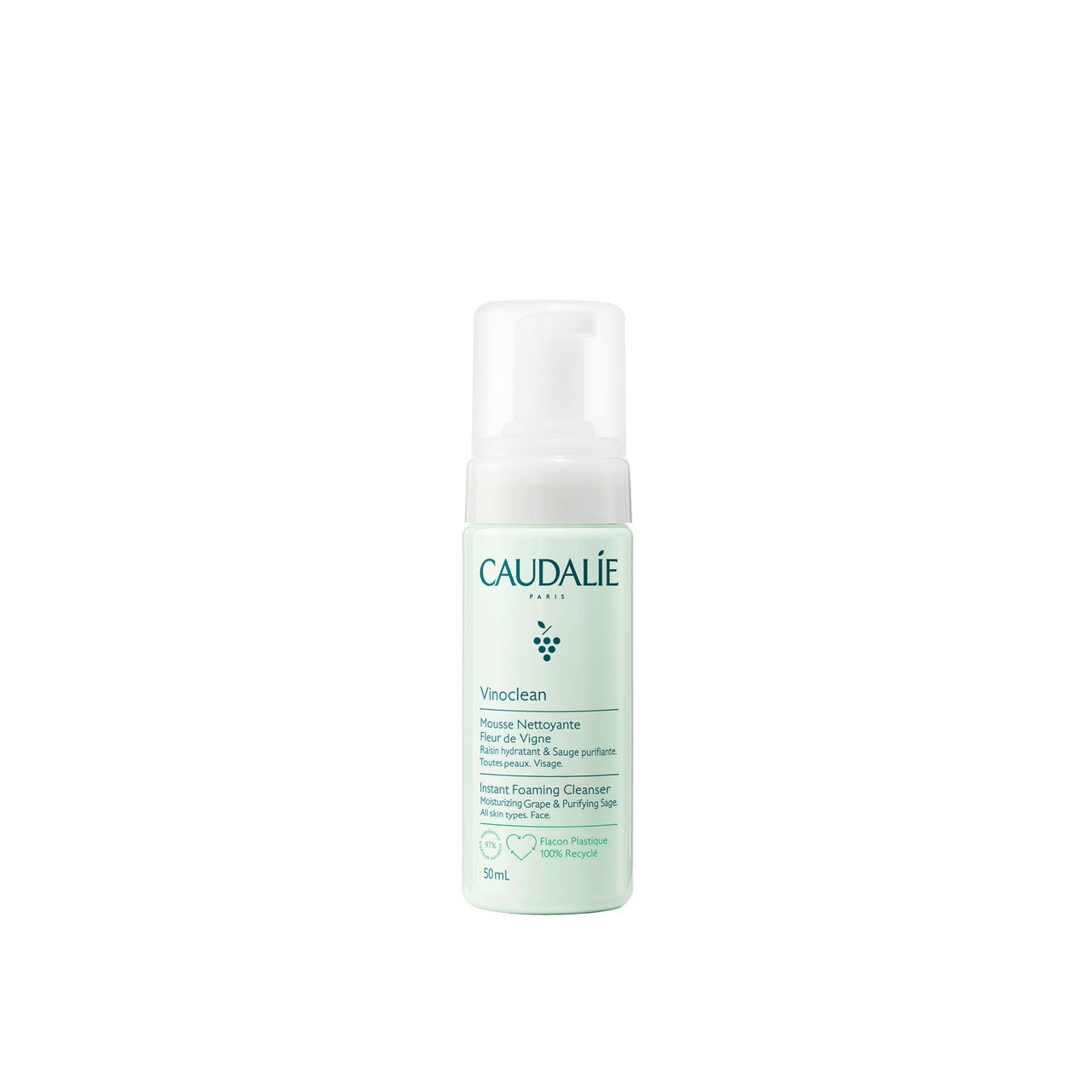 Caudalie Vinoclean Instant Foaming Cleanser 50ml