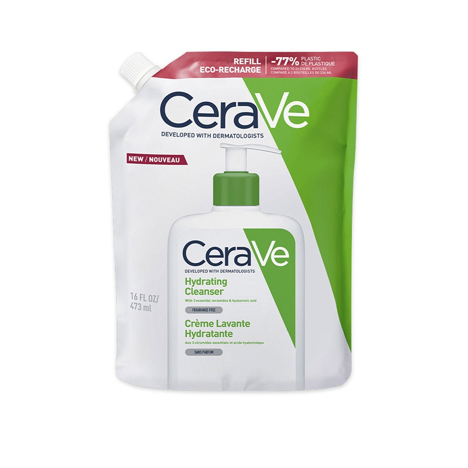 Cerave Moisturizing Cleansing Gel Refill 473 ml