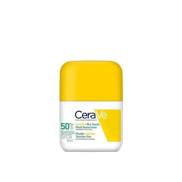 CeraVe Invisible Dry Touch Fluid Sunscreen SPF50+ 50ml