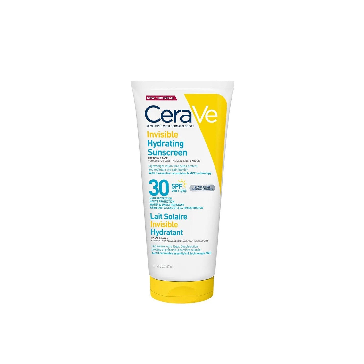 Cerave Invisible Hydra Sunscreen Invisible Hydrating Protective Lotion SPF30 177 ml