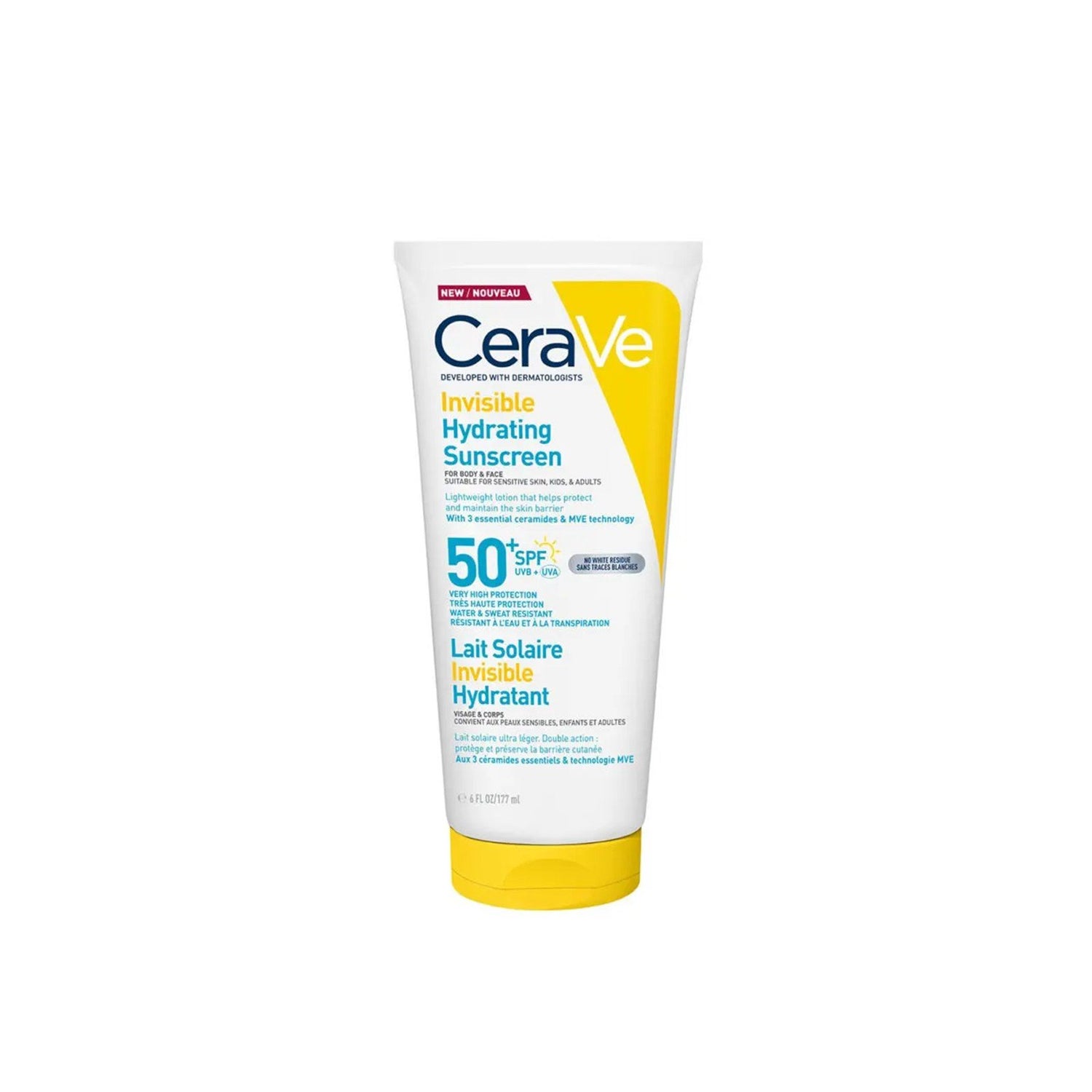 Cerave Invisible Hydra Sunscreen Invisible Hydrating Protective Lotion SPF50 177 ml