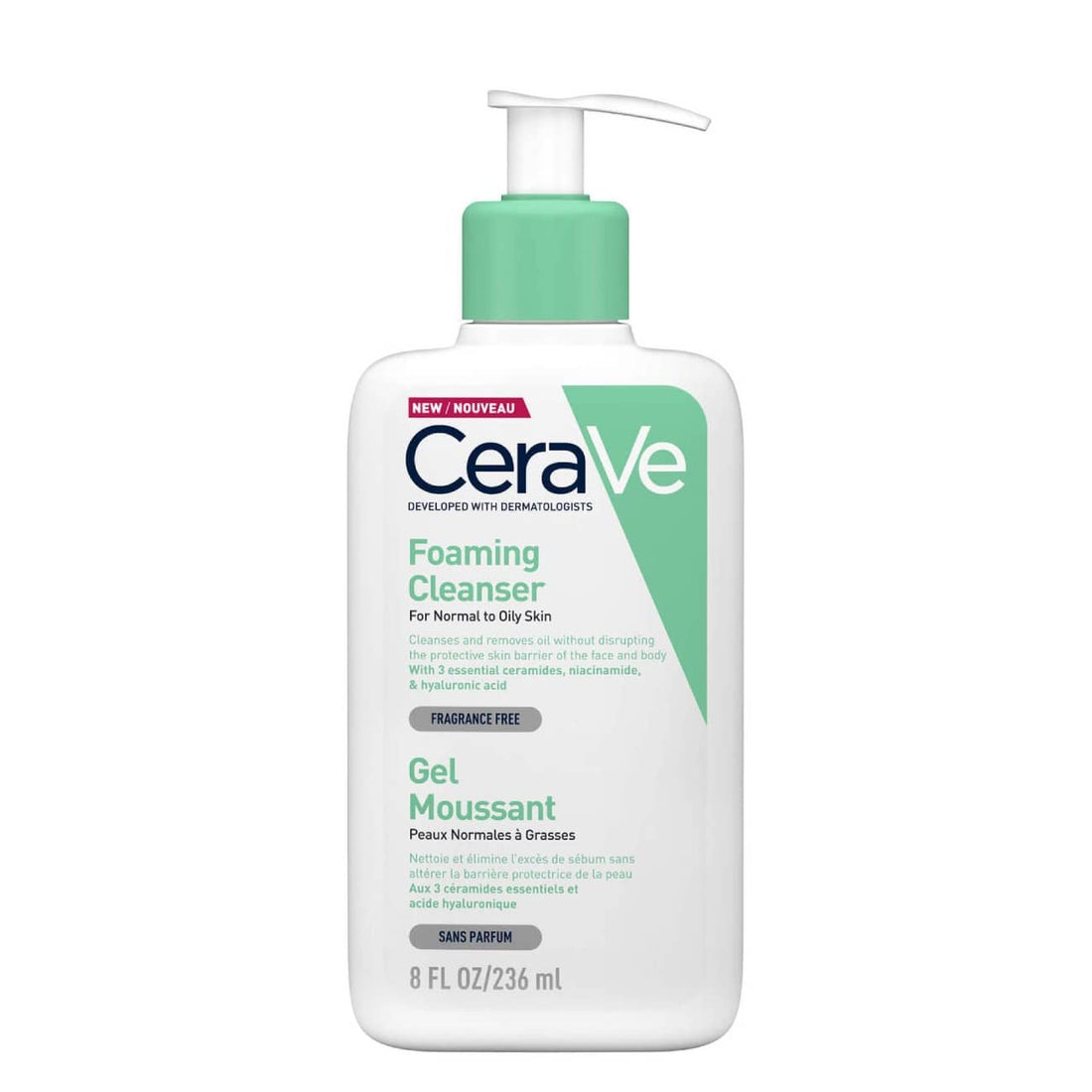 CeraVe Gel de Limpeza Facial Pele Normal a Oleosa 236ml