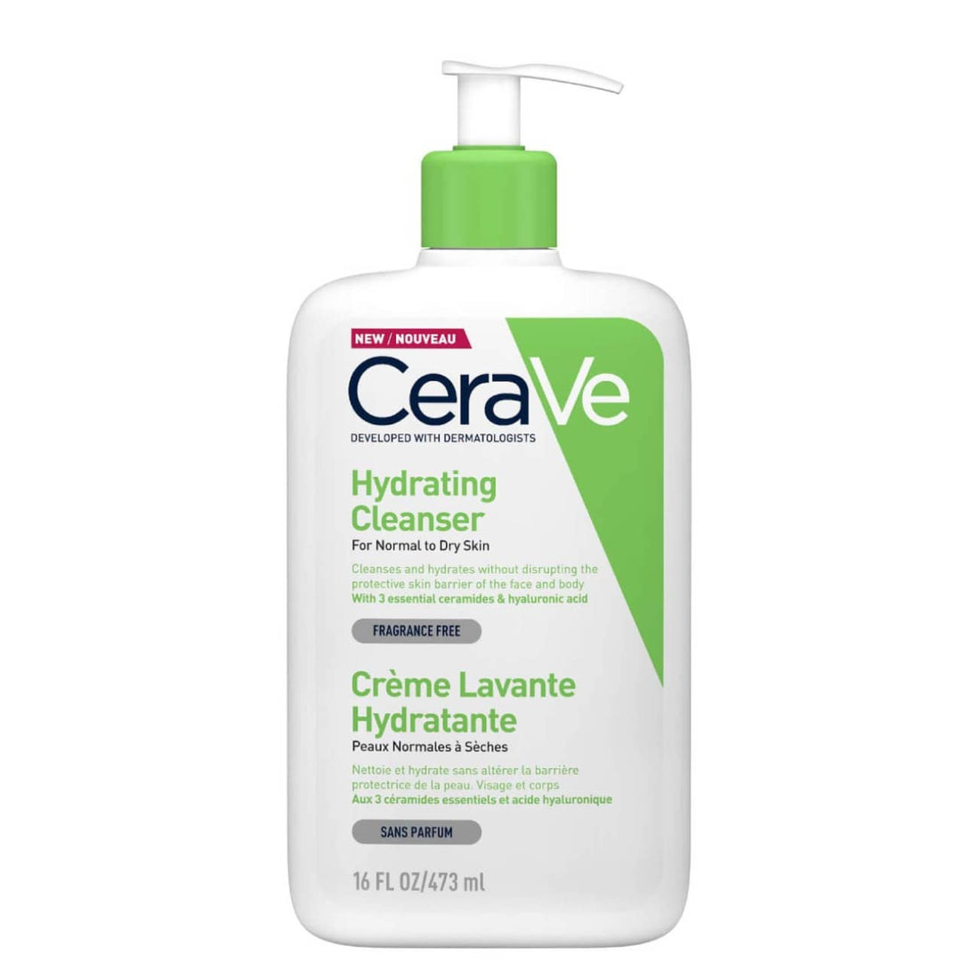 CeraVe Nettoyant Hydratant Peaux Normales à Sèches 473 ml