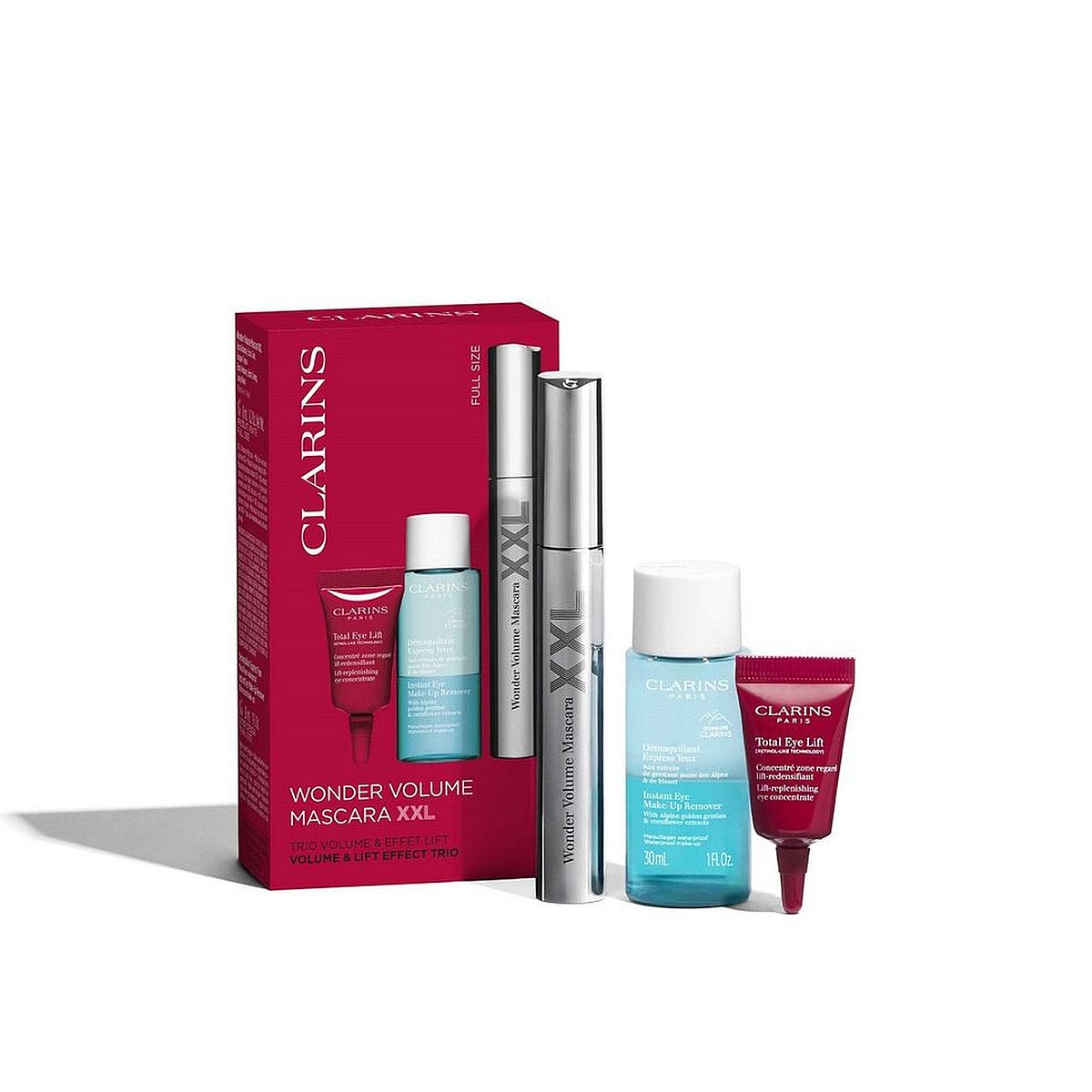 Clarins Wonder volume xxl mascara case 3 pcs