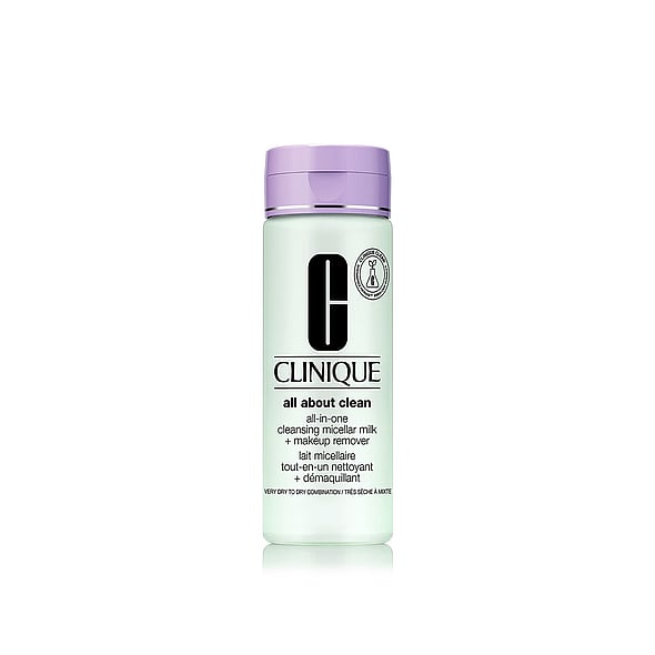 Clinique All About Clean All-in-One Cleansing Micellar Milk + Makeup Remover Very Dry to Combination Skin 200ml