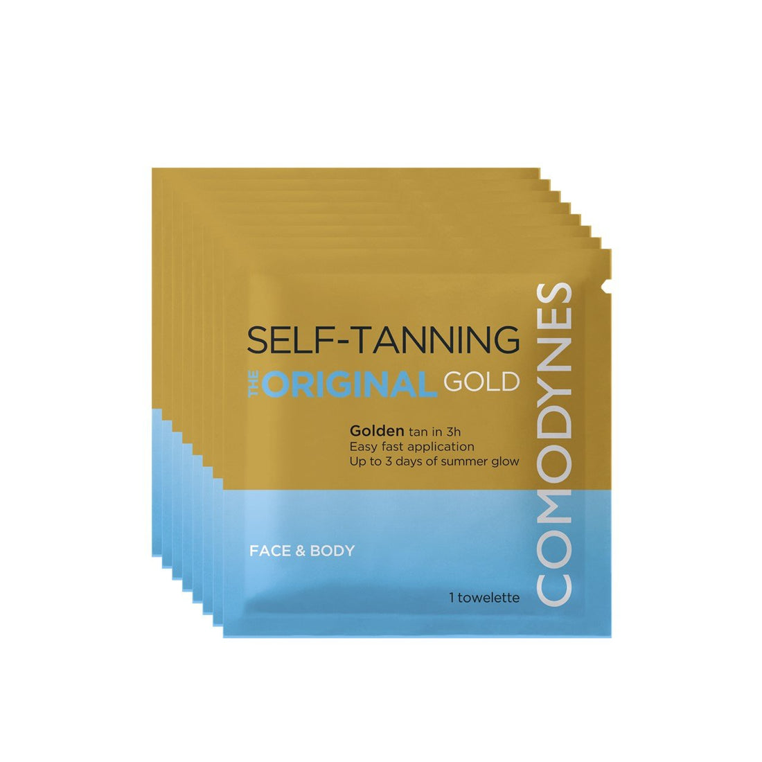 Comodynes The Original Gold Self-Tanning Wipes x8