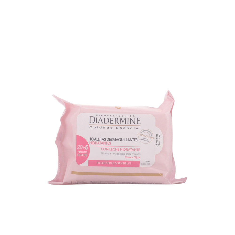 Diadermine Moisturizing Cleansing Wipes for Dry &amp;amp; Sensitive Skin x25