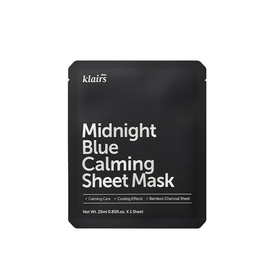 Dear, Klairs Midnight Blue Calming Sheet Mask 25ml