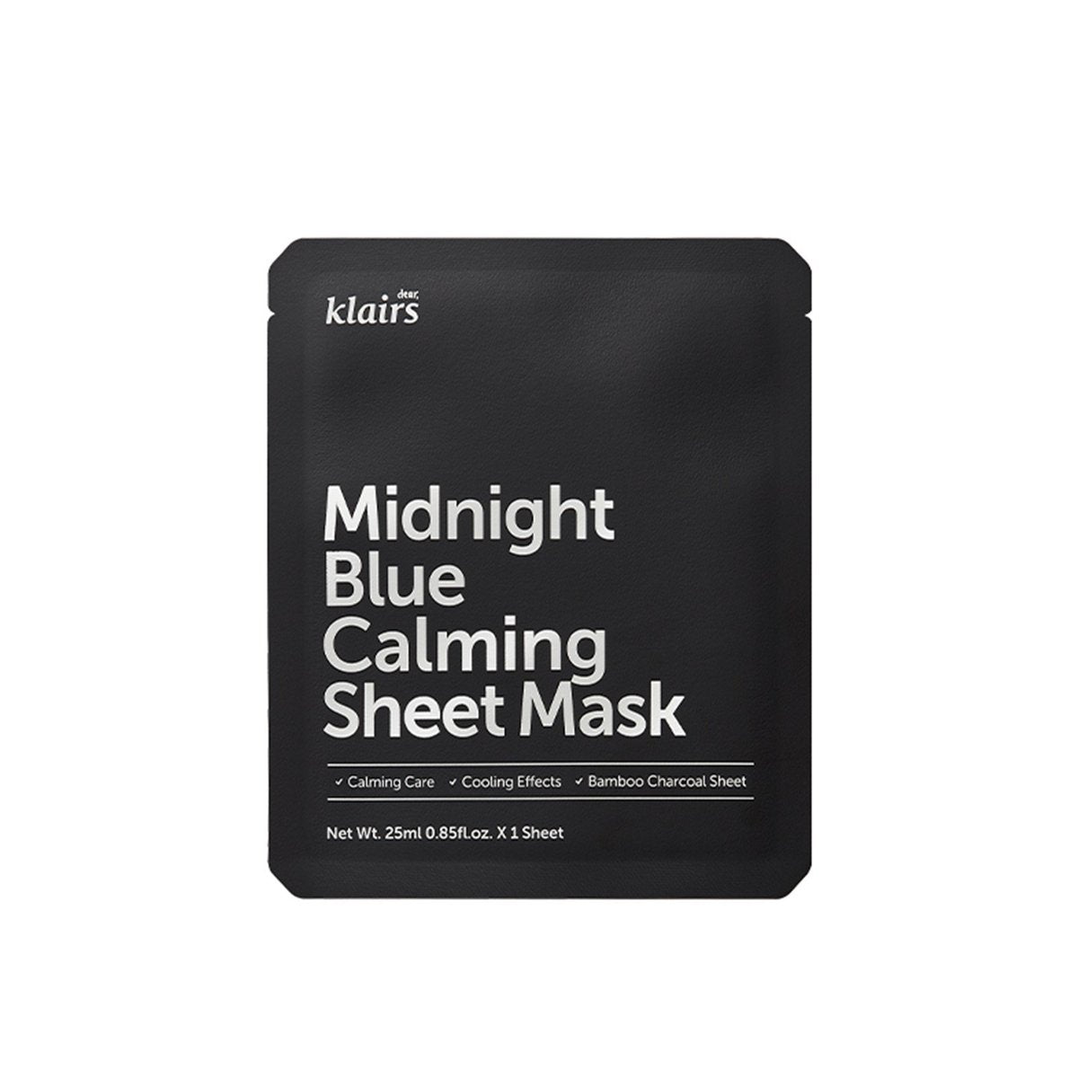 Dear, Klairs Midnight Blue Calming Sheet Mask 25ml