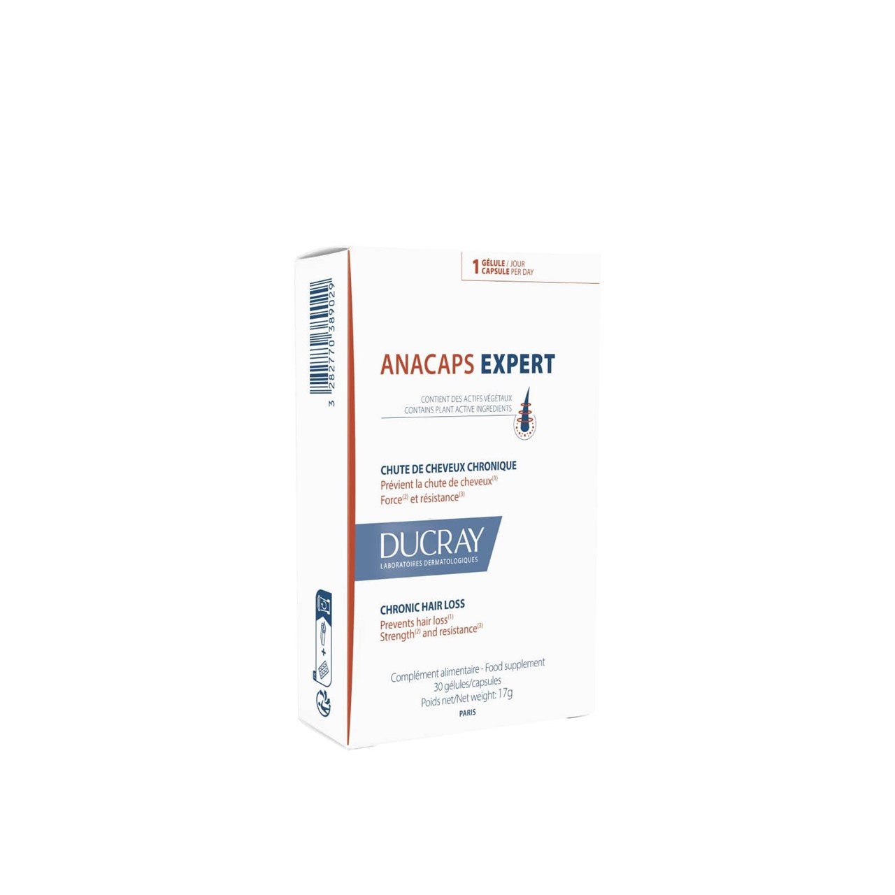 Ducray Anacaps Expert for Chronic Hair Loss x30