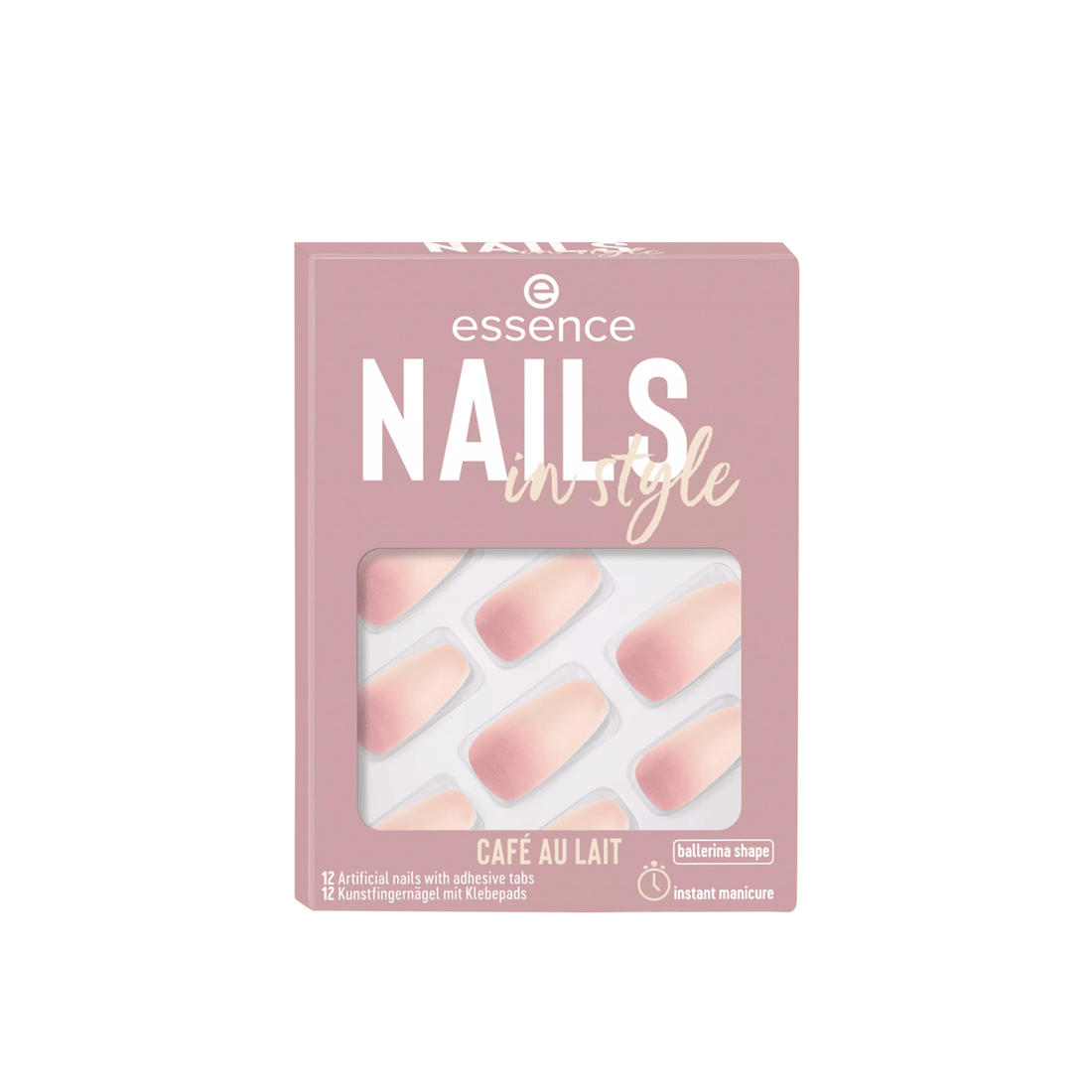 essence Nails in Style 16 Café Au Lait x12