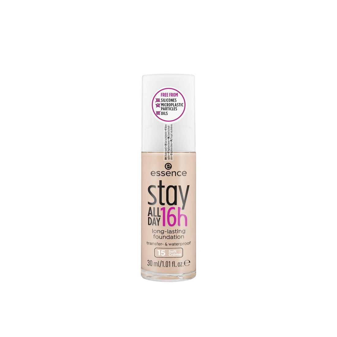 essence Stay All Day 16h Long-Lasting Foundation 15 Soft Crème 30ml