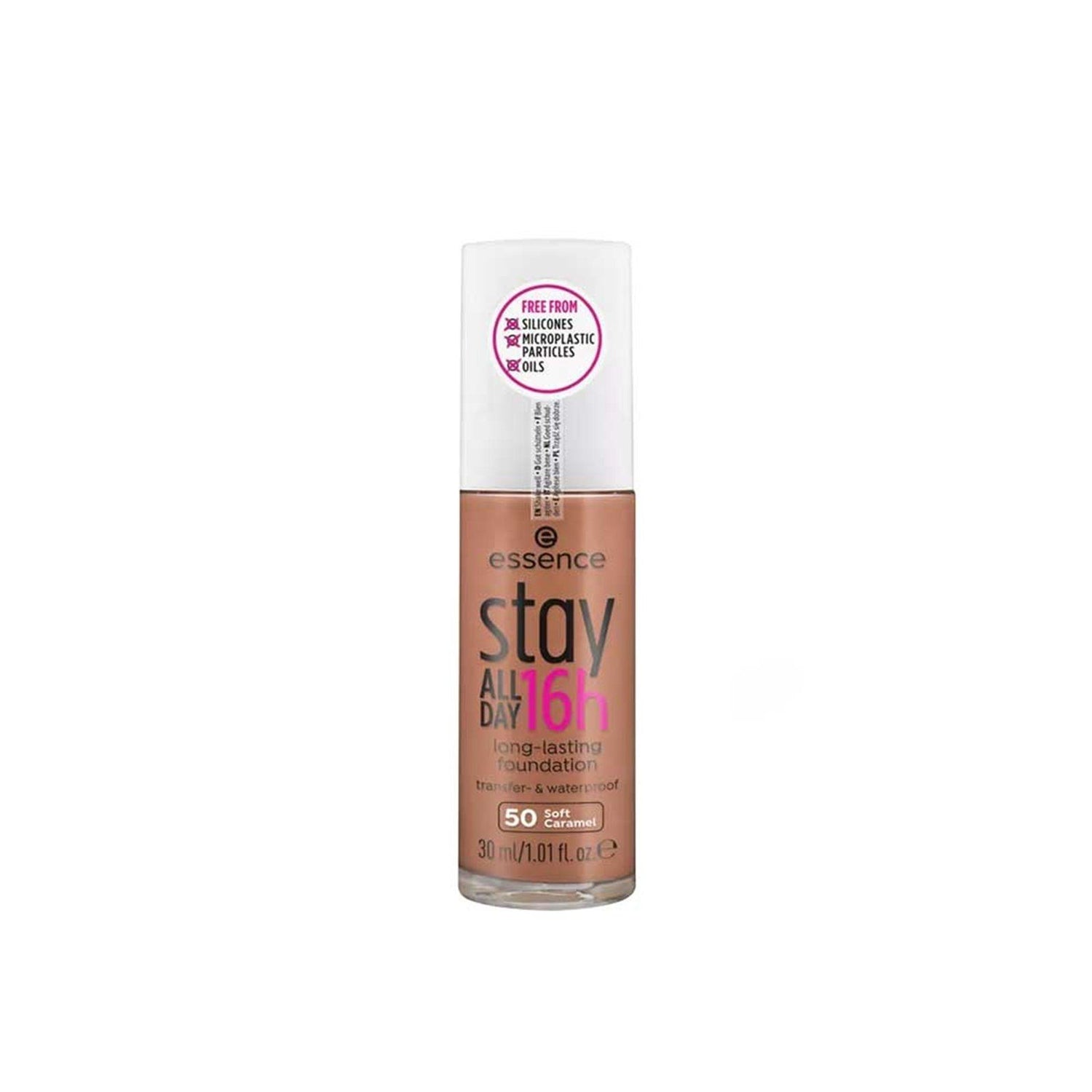 essence Stay All Day 16h Long-Lasting Foundation 50 Soft Caramel 30ml