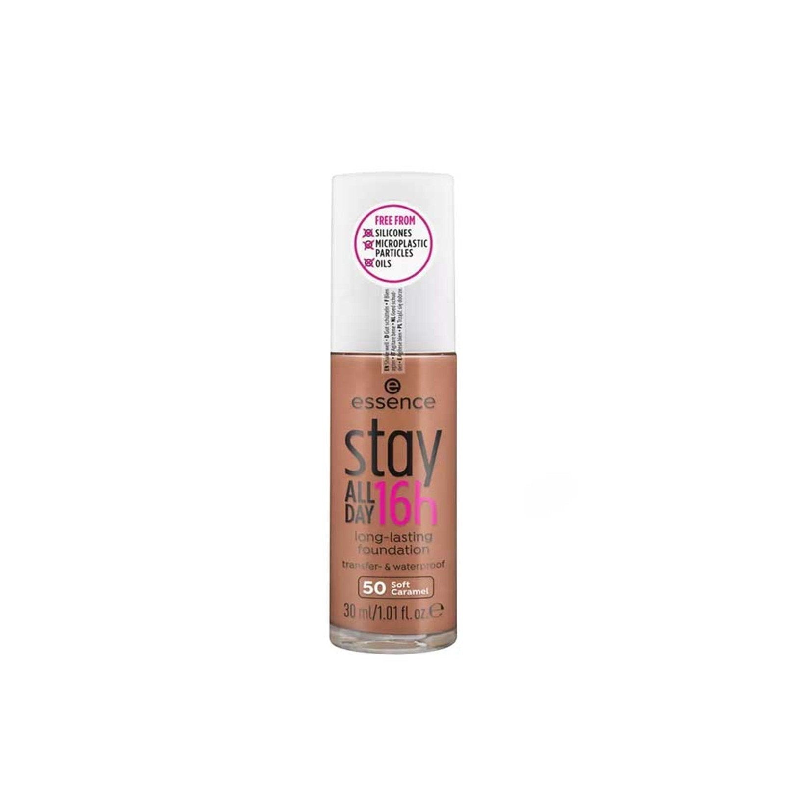 essence Stay All Day 16h Long-Lasting Foundation 50 Soft Caramel 30ml