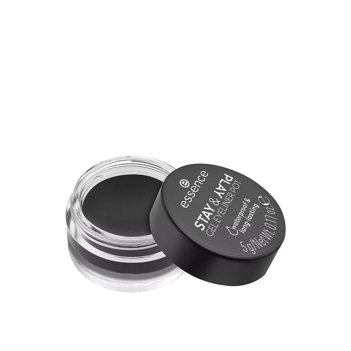 Essence Stay &amp; Play Gel Eyeliner Pot 01 Black 5g