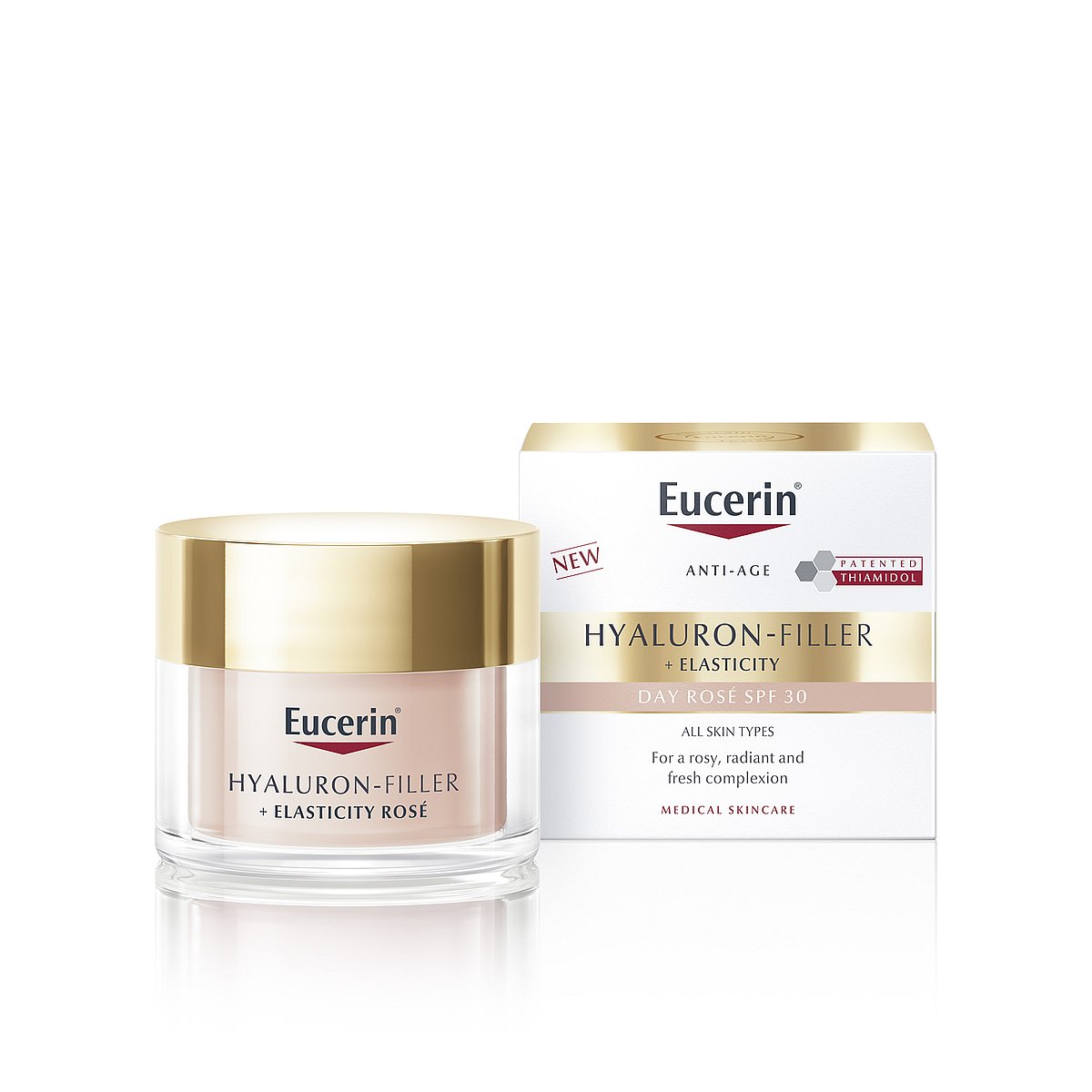 Eucerin Hyaluron-Filler + Elasticity Rosé Day Cream SPF30 50 ml