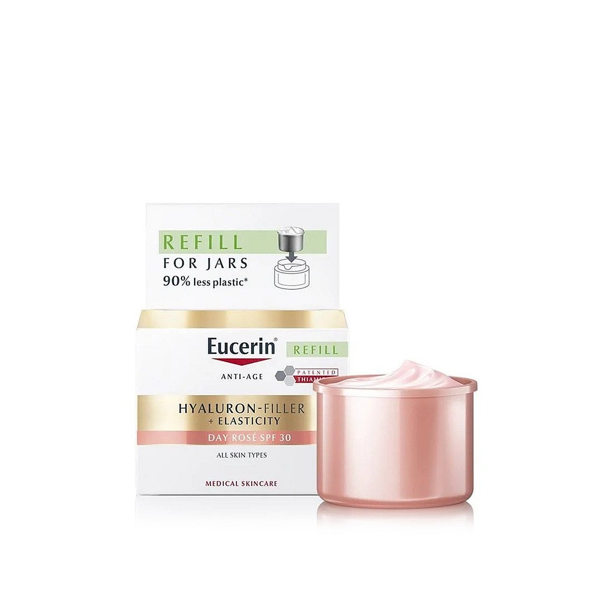 Eucerin Hyaluron-Filler + Elasticity Rosé Day Cream SPF 30 Refill 50 ml